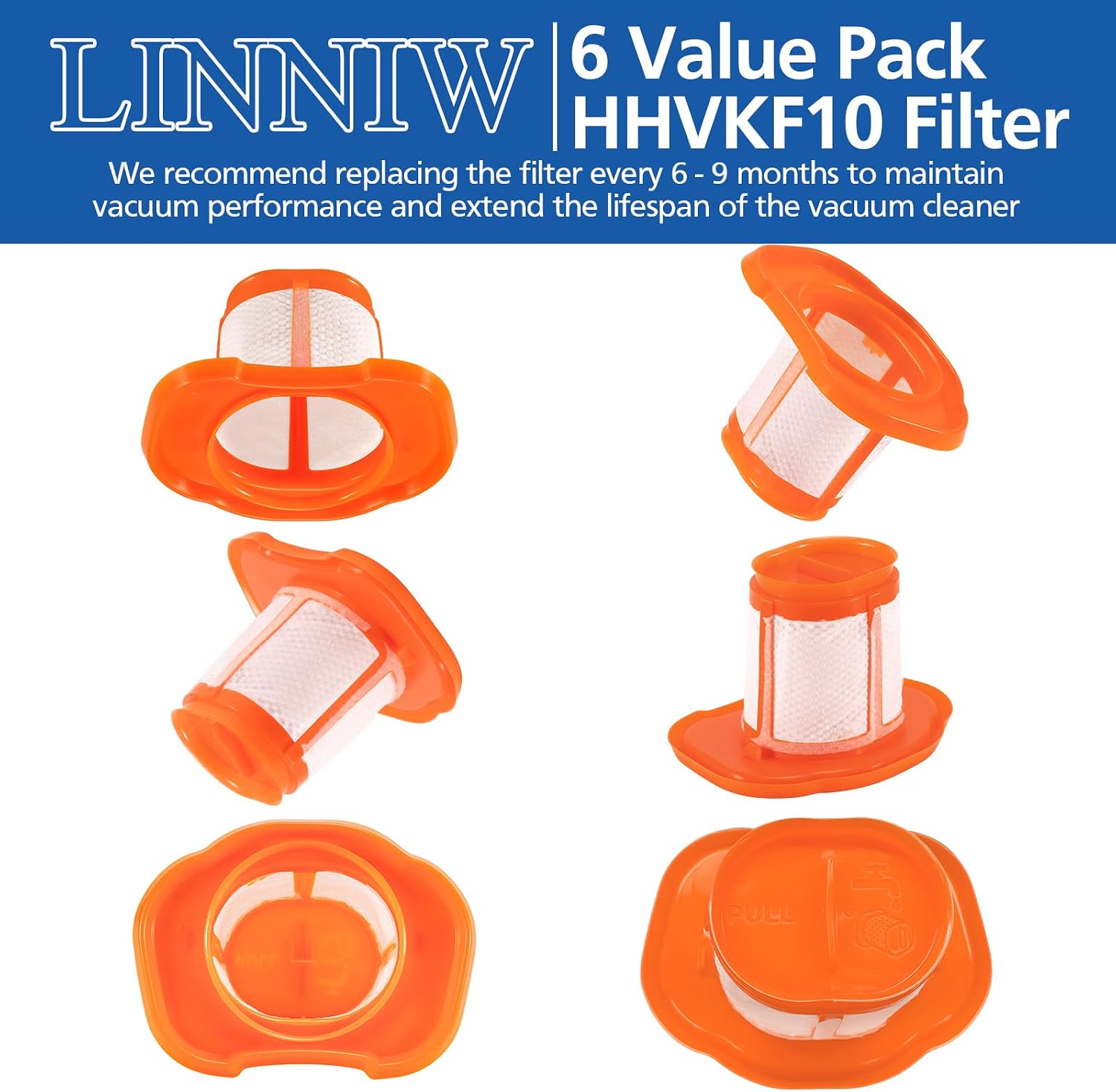 HHVKF10 Filter For BLACK And DECKER Handheld Vacuum Filter Washable