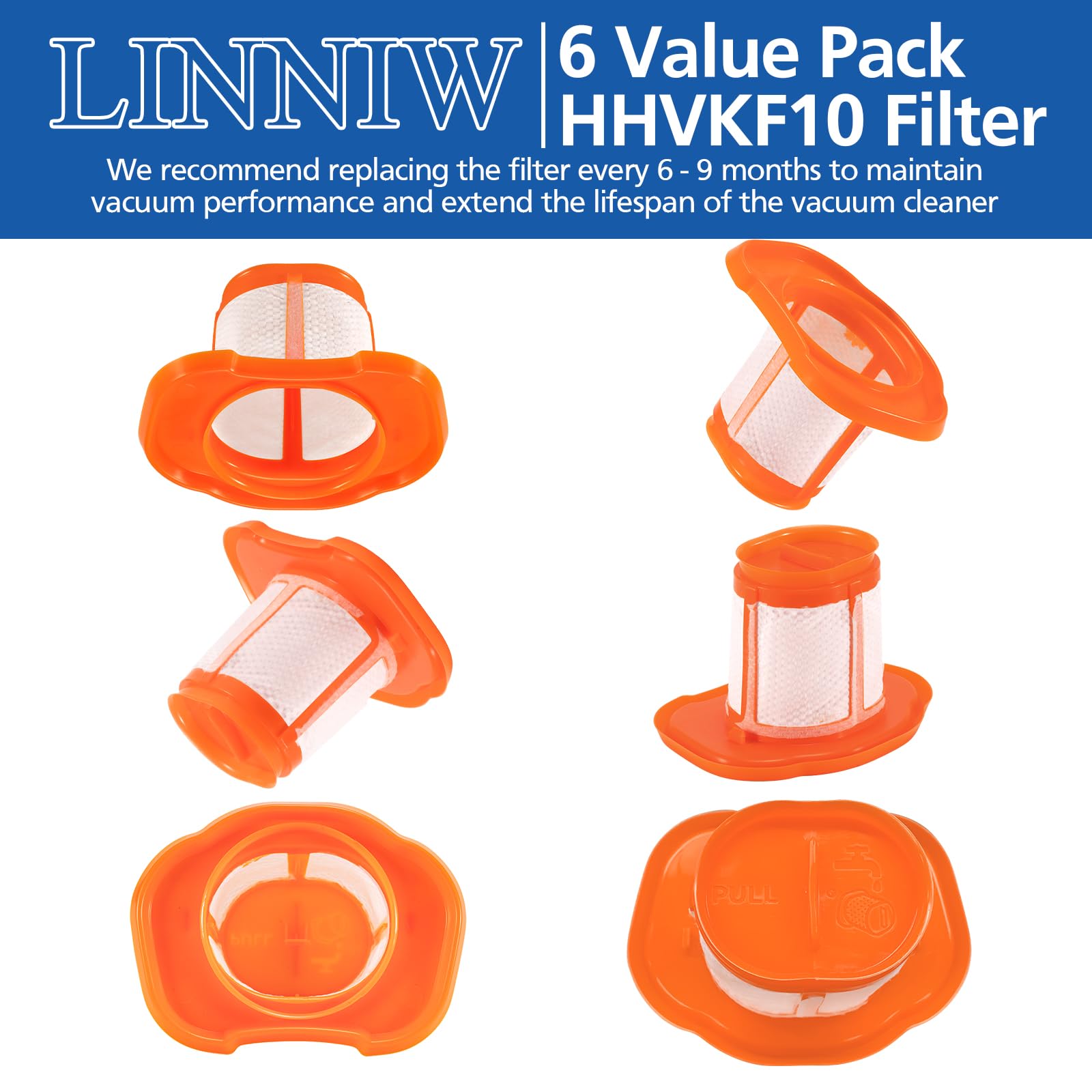 BLACK+DECKER Vacuum Filter - Washable Replacement -7
