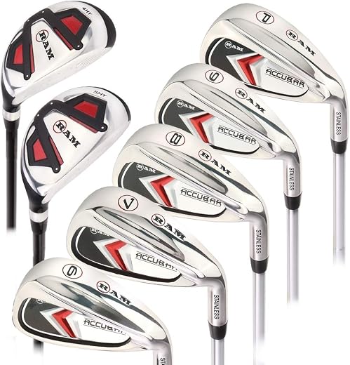 Ram Golf Accubar Men's Iron Set with Hybrids (6-PW)