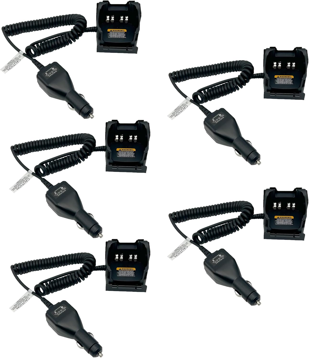 5-Pack RLN6434 Rapid Car Charger for Motorola APX8000 APX6000 APX7000, 12-24V Vehicle Travel Charger Base Compatible with APX6000XE APX8000XE SRX2200, Replaces NNTN7624C RLN6434A RLN6434B