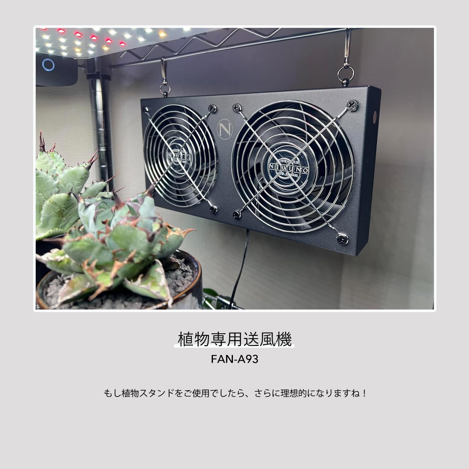 Amazon | Niwuno オリジナル 植物専用送風機 ファン 換気扇 温度調節