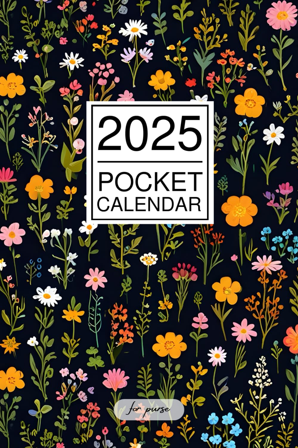 pocket-calendar-2025-for-purse-small-one-year-monthly-agenda-12-months-from-january-to-december-with-holidays-size-4x6-inches-flowers-cover-cyanluster-amazon-com-books