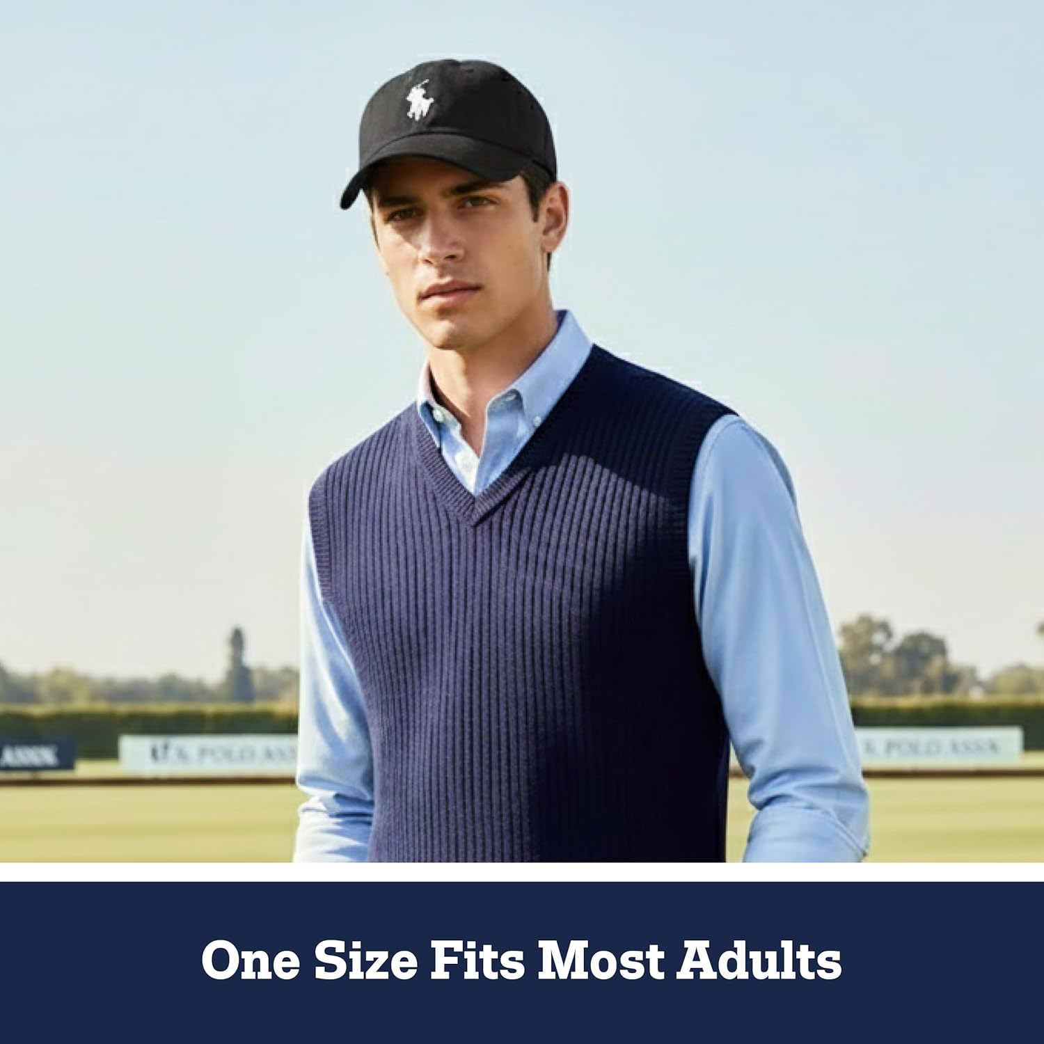 U.S. Polo Assn. Baseball Cap, 100% Cotton Adjustable Dad Hat with Small Pony Logo - Image 5