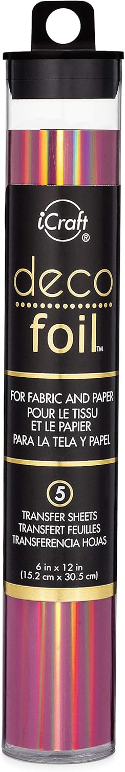 Deco Foil 6 Fairytale Foil Colors with Retractable Tape Measure-Bundle of 6 Items : Arts, Crafts & Sewing