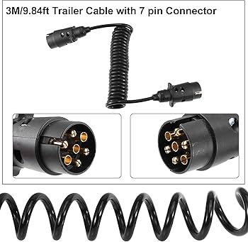 Amazon | uxcell 7ピントレーラーライトボード延長ケーブル トレーラー