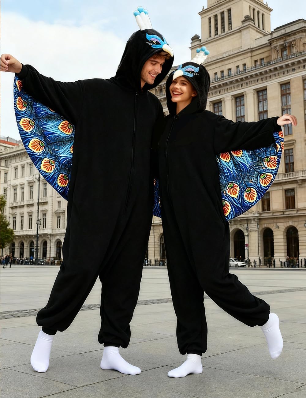 Adult Onesie Costume Halloween Christmas Cosplay Funny Wing Costume Women Men