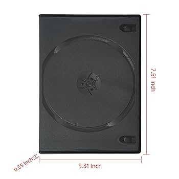 Amazon.com: Maxtek 14mm Black Standard Double Capacity DVD