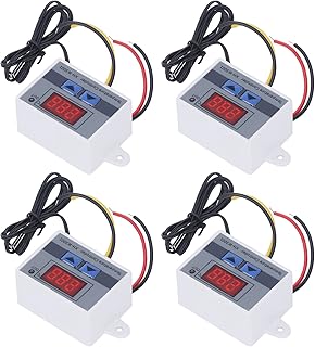 Temperature Controller 120W Digital Thermostat 12V 4Pcs Digital for Led Temperature Controllers