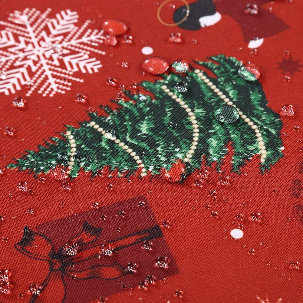 Tovaglia Luci Di Natale Tovaglia Rettangolare Decorativa Tovaglia Per Dinning 140X210 Cm Lavabile A Macchina, Tovaglia Durevole