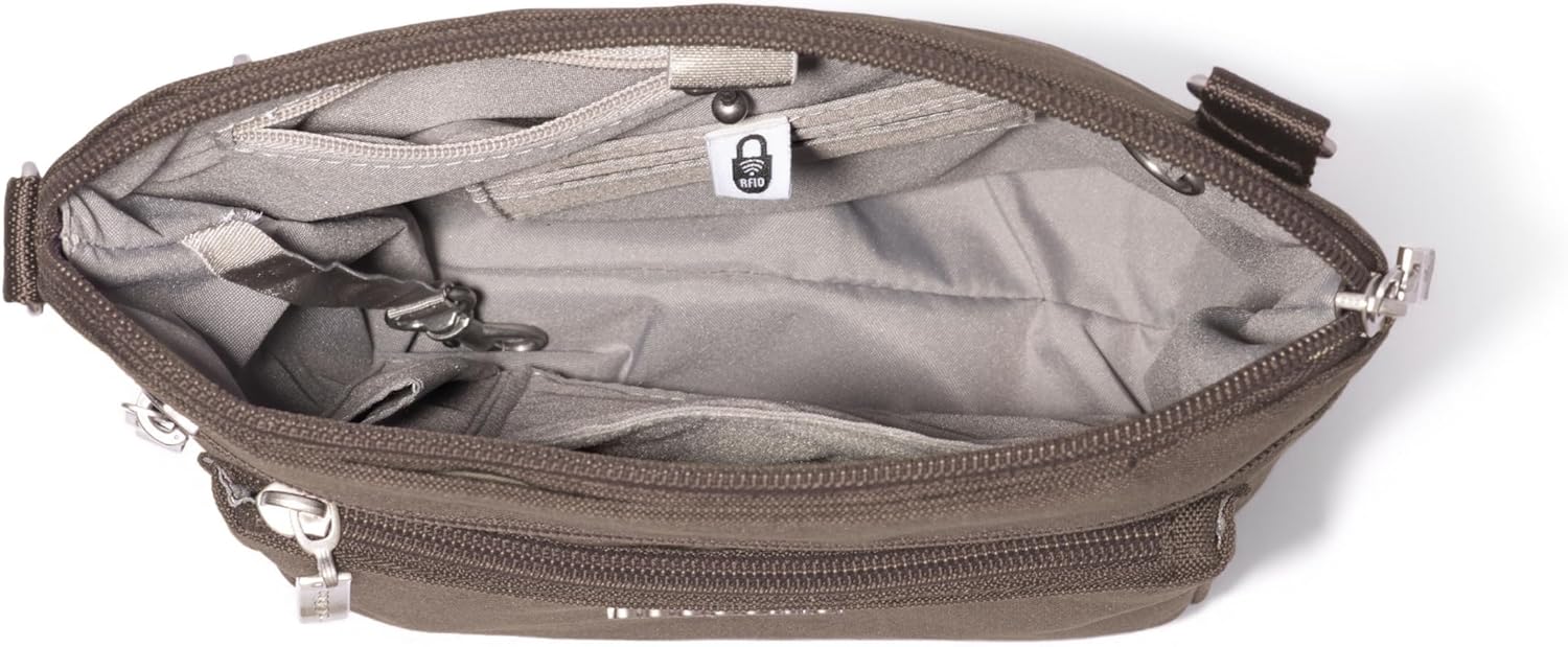 Baggallini Modern Pocket Crossbody Bag for Women, 8.5"x8.5" Handbag Purse with RFID, Lightweight Water-Resistant - Image 10