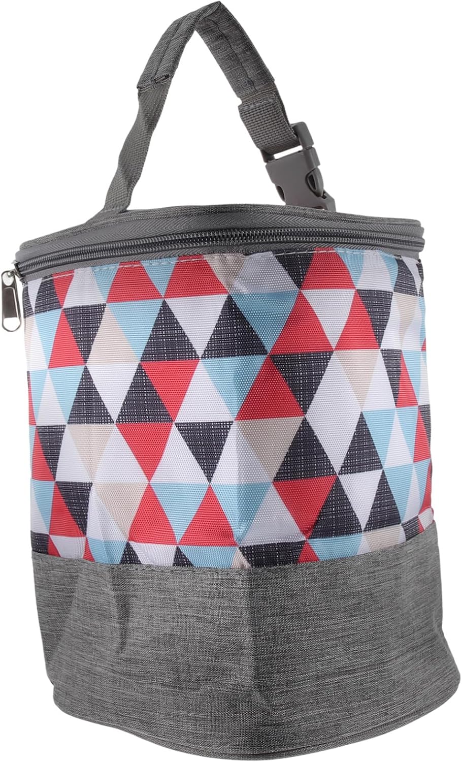 BESPORTBLE Insulated Baby Bottle Bag Handle Portable Travel Milk Bottle Storage Pouch Oxford Cloth Aluminum for Outdoor Geometric Pattern