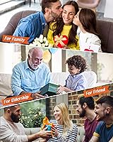 Vista 8 de Cucharas de cocina de silicona grandes, paquete de 2 cucharas antiadherentes con mango de madera maciza y ranurada, cucharas de cocina de silicona