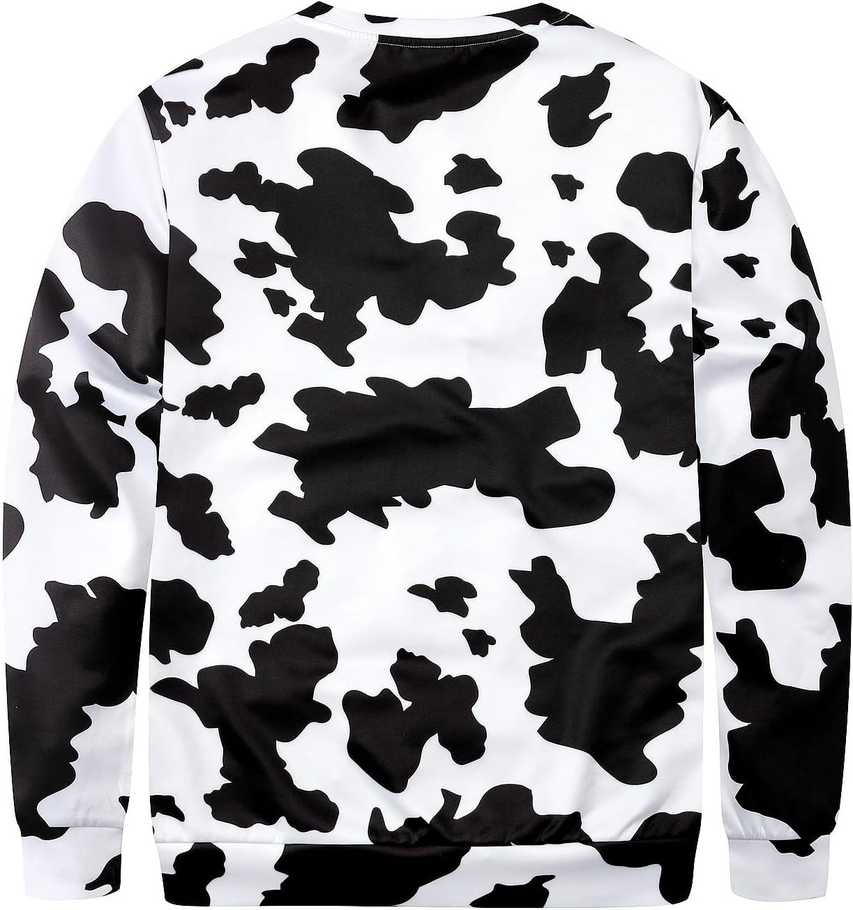 Funny World Men's Animal Print Sweatshirts Long Sleeve Graphic Halloween Cosplay Shirts