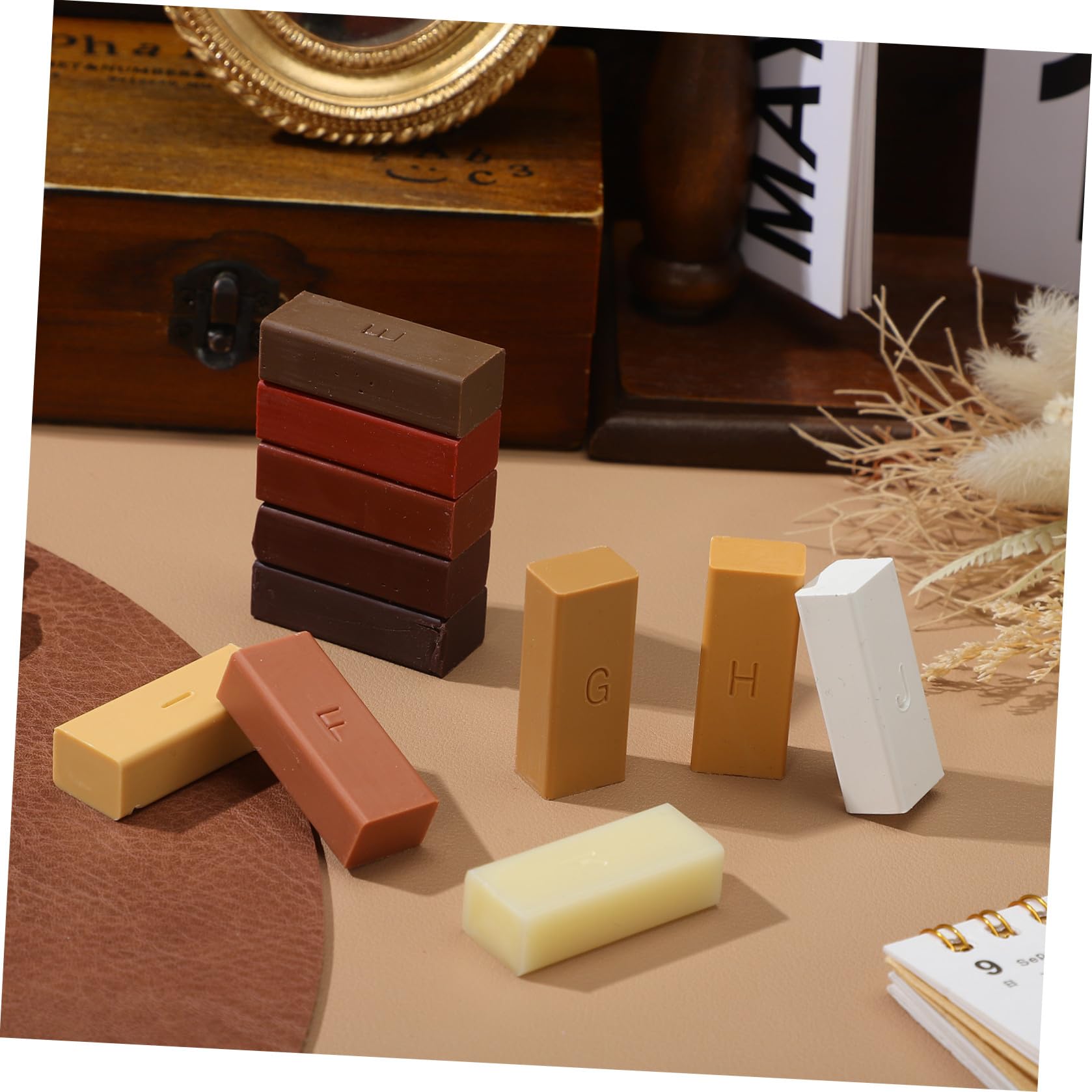 Kit di Riparazione Pavimenti in Legno Cera per Riempire Crepe e Uniformare Superfici, Set 1 per Laminato e Legno Massello