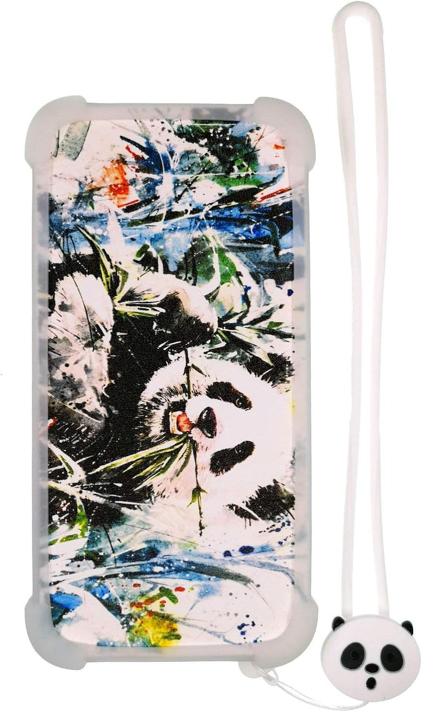 Lovewlb Case for Maxcom Smart Ms553 Fs Dual Sim Case Silicone border + PC hard backplane Stand Cover Luminous effect XM