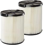 Multi-Fit VF7816TP Craftsman Standard Filter for Wet Dry Shop Vacuum, 2-Pack