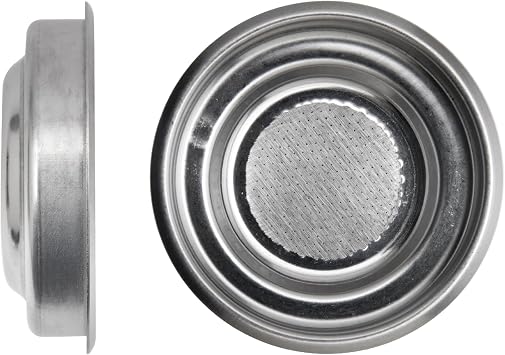 LELIT LELIT57 2-Way Portafilter - Doppelter Ausguss - Inklusive Edelstahlfilter - Klassischer Griff - PLA572S - Silber/Schwarz