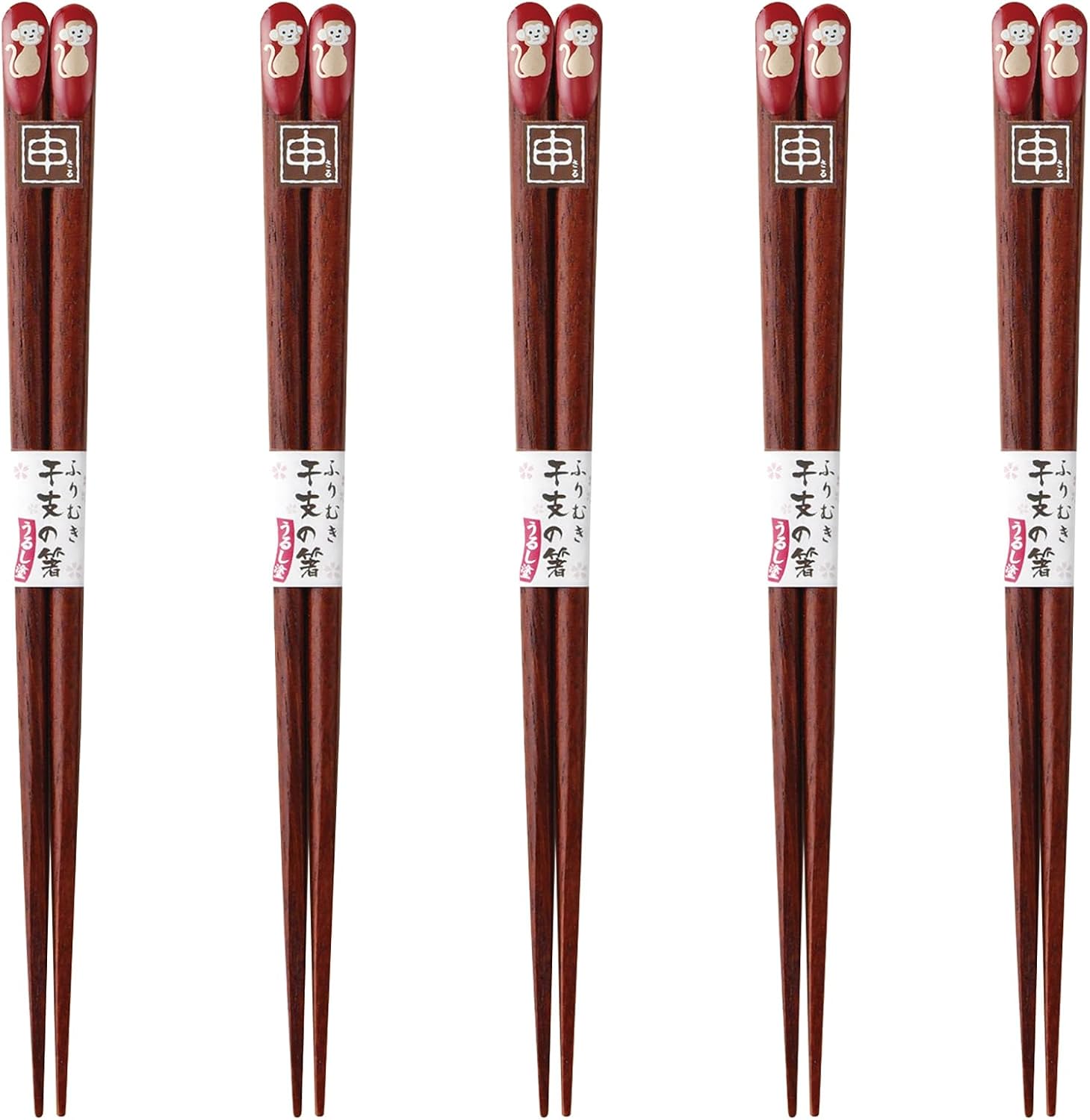 J-kitchens PID589177 Japanese Chopsticks, Set of 5 Pairs, Material: Wood, Chopsticks, Made in Japan