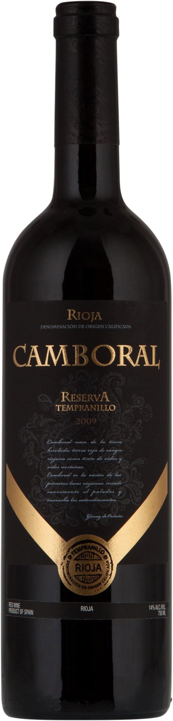 2009 Vicente Gandia Camboral Rioja Reserva, Spain 750ml