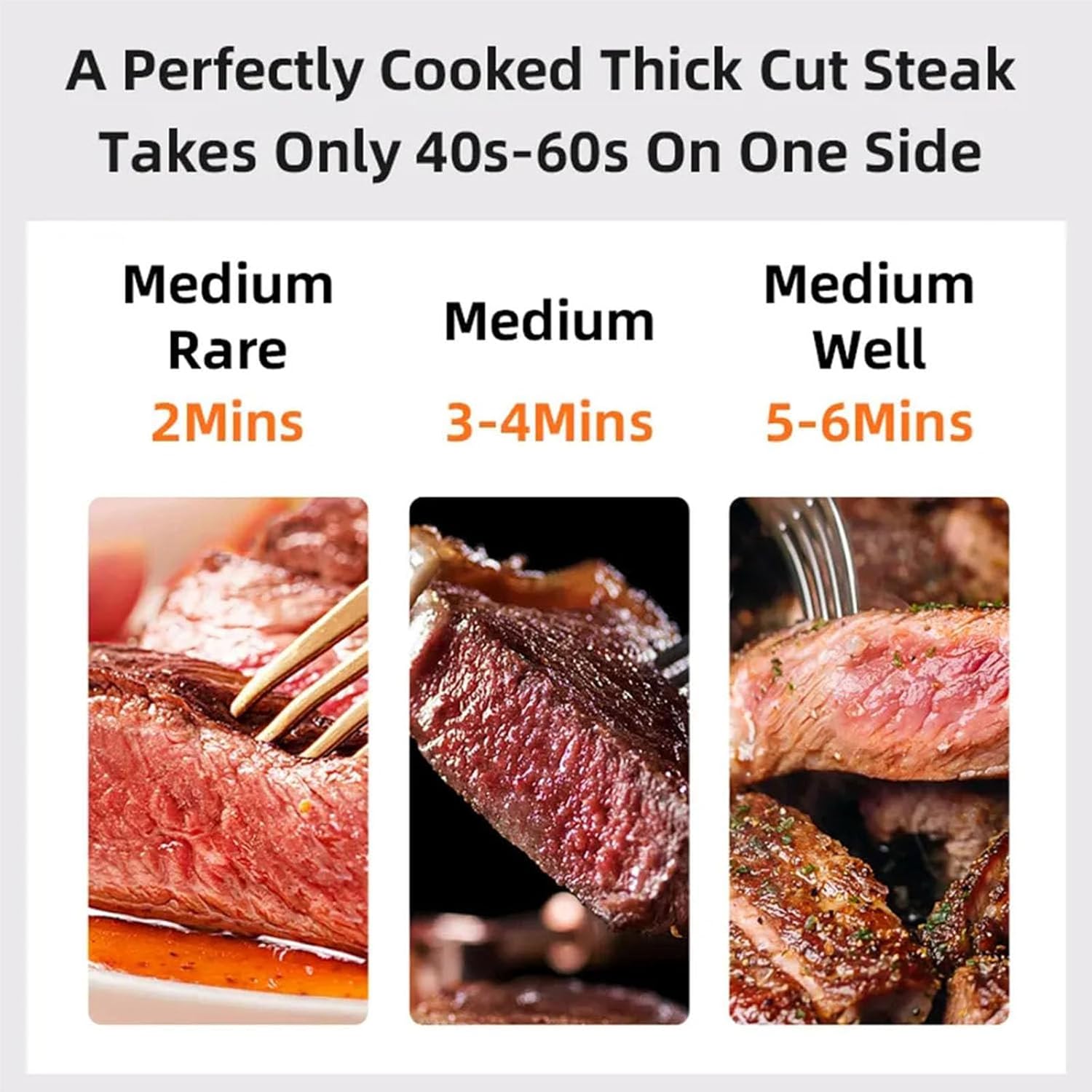 Commercial Steak Broiler, 1700w Fully Automatic Barbecue Stove, Max Temperature 800°C, 30 Minutes Timer, Touch Button, Quickly Make Steak in 1 Minute, 8-Layer Grill Design, for Restaurants