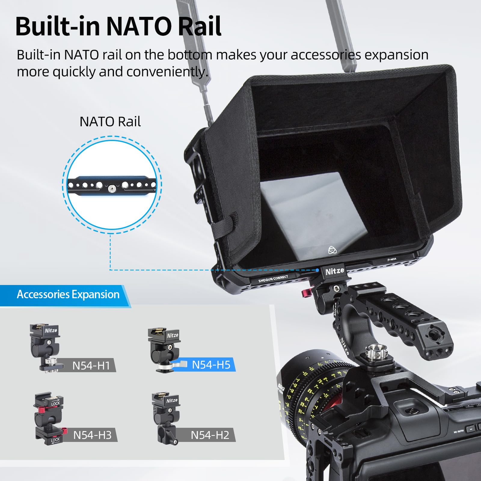 Nitze Cage for Atomos Shogun/Shogun Ultra/Shogun Connect Monitor - Image 3