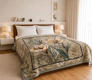 Signature Exclusive Chanakya Supersoft Luxury Heavy Winter Double Ply Double Bed Mink Blanket – 4.5 kg | 100% Polyester | ... Price In India