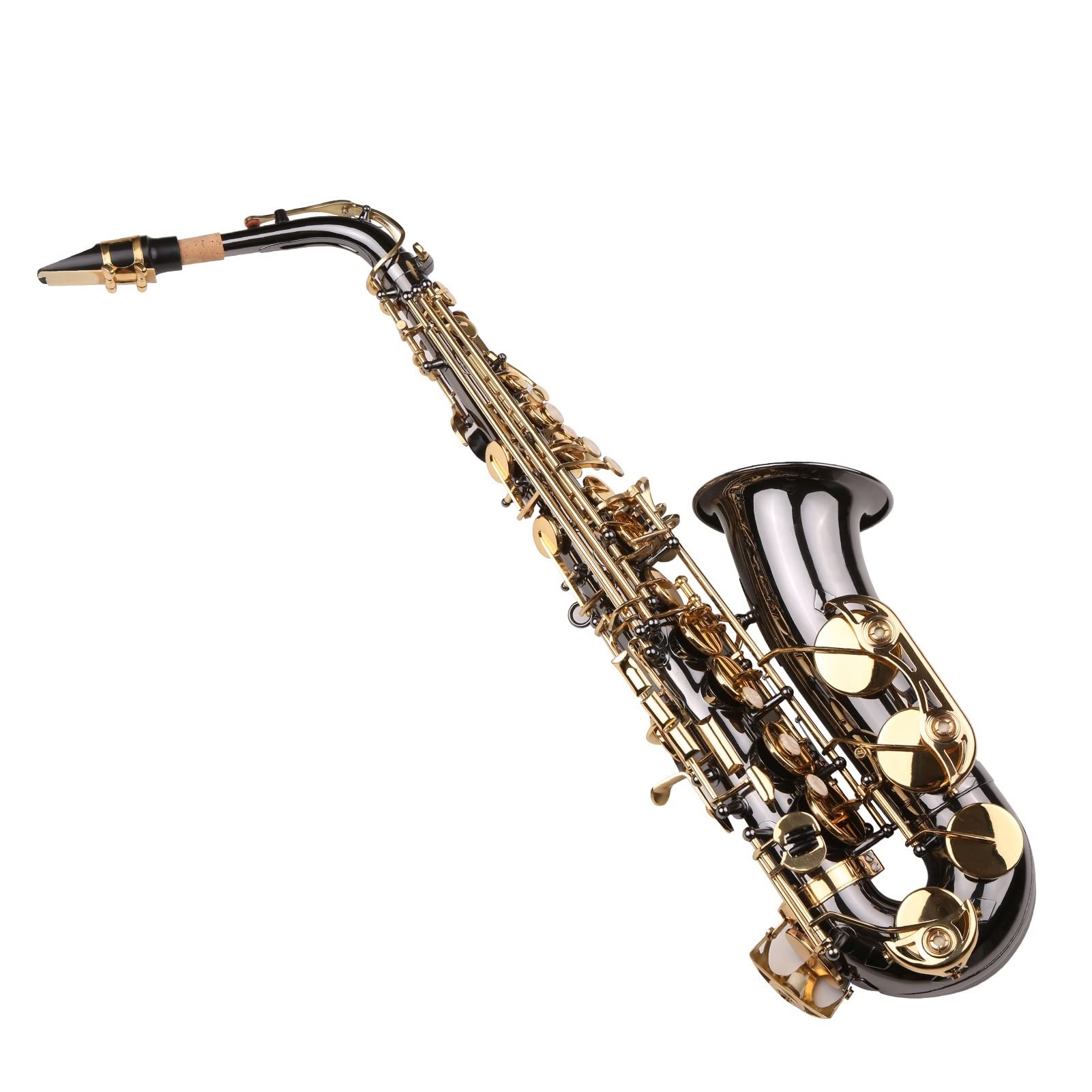 MIB Sassofono Contralto Ottone Lacca Oro Mi Bemolle Sax Ottone Nichelato Strumenti Musicali Sassofono principiante