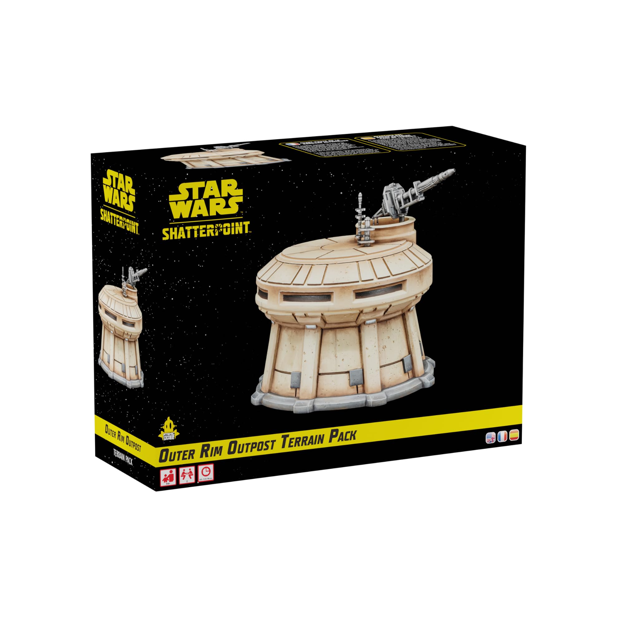 Asmodee | Star Wars: Shatterpoint Outer Rim Outpost Terrain Pack | Tabletop Miniatures Game | Ages 14+ | 2 Players | 90+ Minutes Playing Time