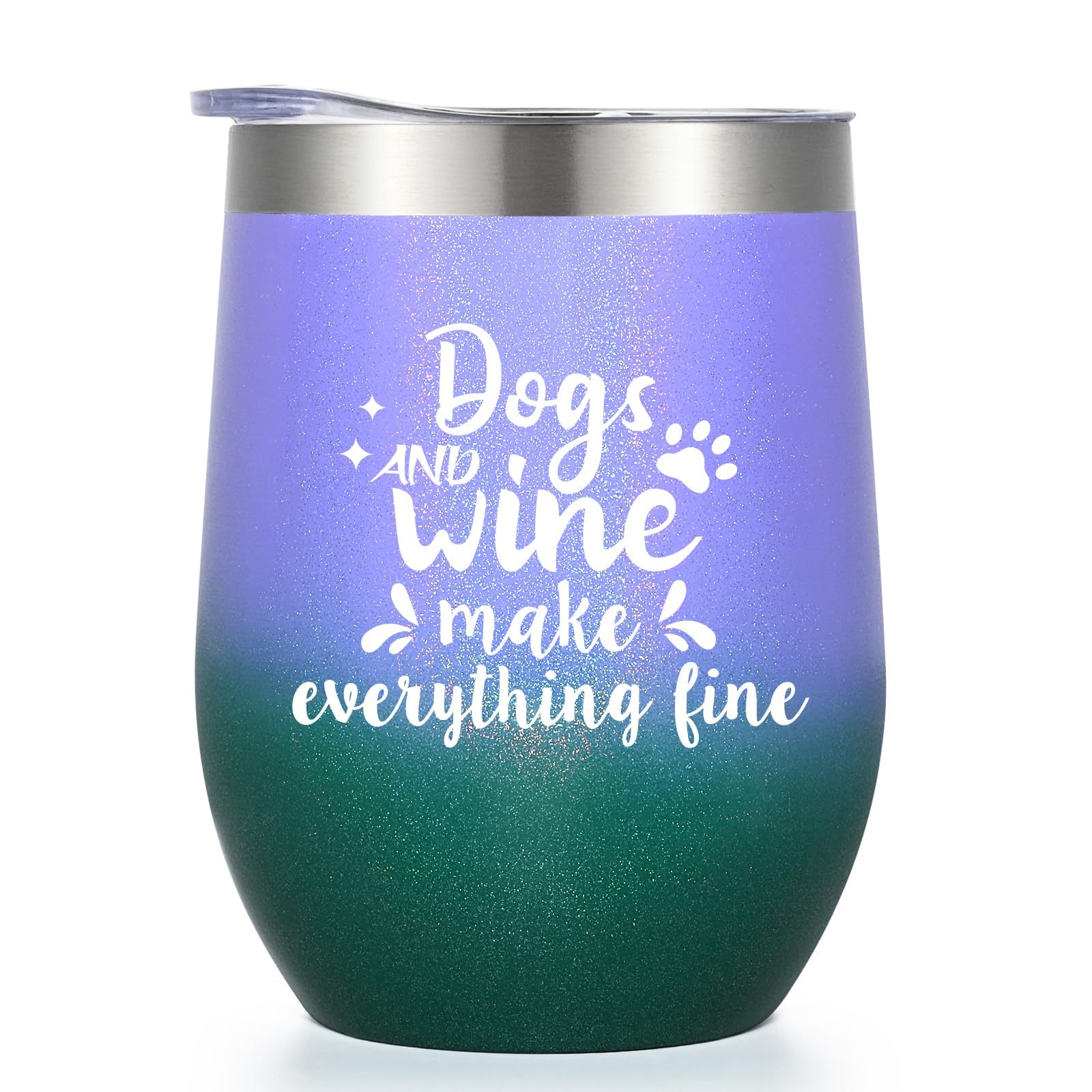 LiqCool Dog Mom Wine Tumbler - Dogs & Wine ...