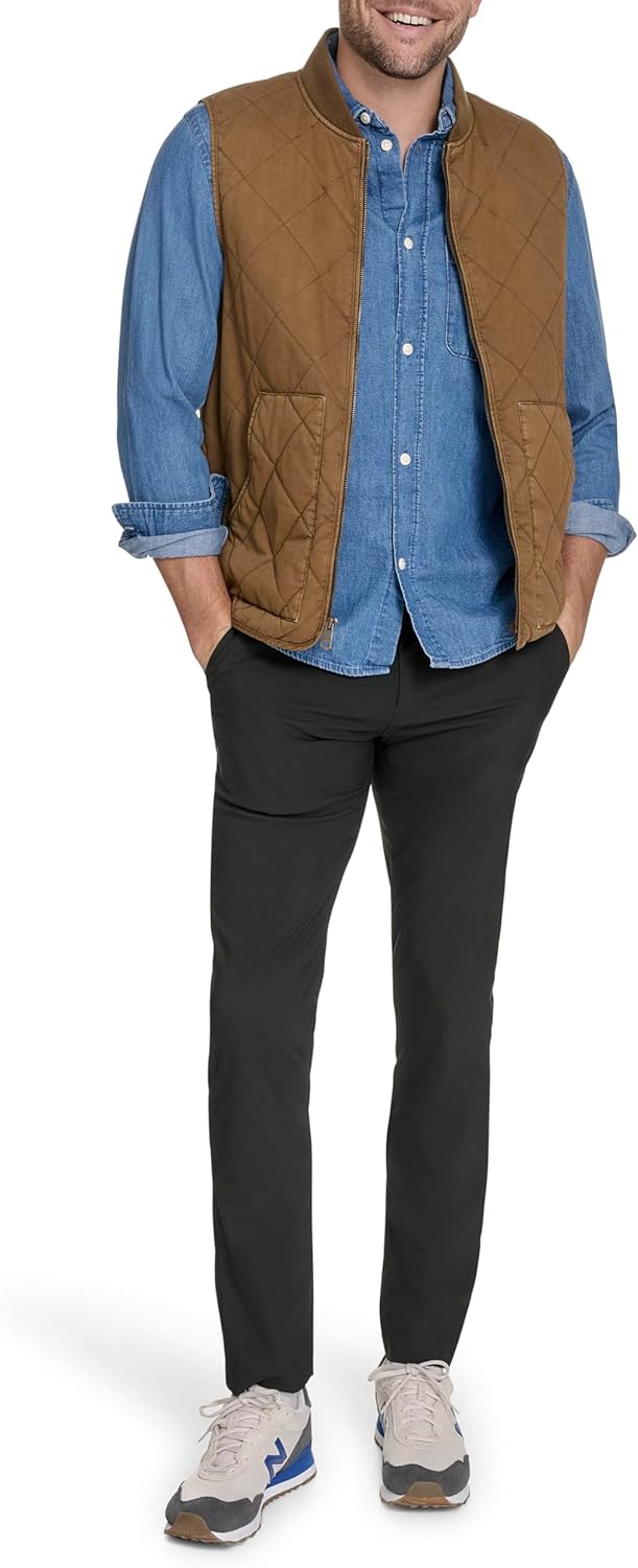 Levi's Men's Diamond Quilted Utility Vest - Image 7