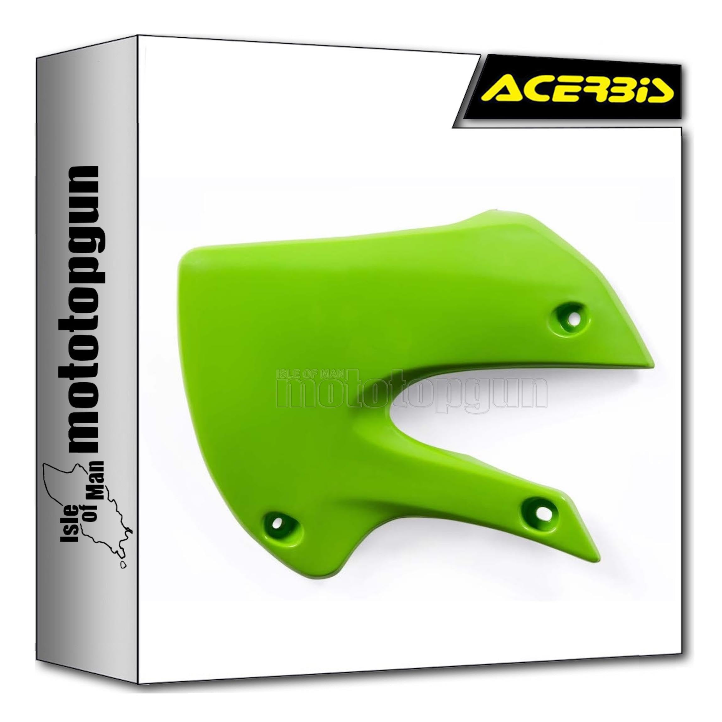 Écopes radiateur vert Acerbis protègent votre Suzuki RM 65