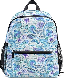 Sacchetto di scuola materna per bambini di scuola materna dell'acquario zaino zaino per bambini