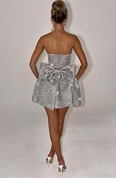 Amazon.com: Suayneo Strapless Sparky Satin Homecoming Dress Short for Teens with Bow Back Sleeveless Wedding Guest Dress Prom Dress Black Size 0 : Clothing, Shoes & Jewelry Amazon.com: Suayneo Strapless Sparky Satin Homecoming Dress Short for Teens with Bow Back Sleeveless Wedding Guest Dress Prom Dress Black Size 0 : Clothing, Shoes & Jewelry