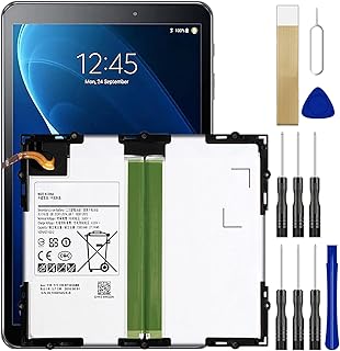Replacement Battery EB-BT585ABA [Upgraded] for Samsung Galaxy Tab A 10.1 SM-T580 SM-P580 SM-T587P SM-T585 T580 T585 T587 Battery EB-BT585ABE Free Adhesive Tool