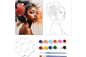 Pre Drawn Canvas Paint and Sip Kit for Galentine's Day Party