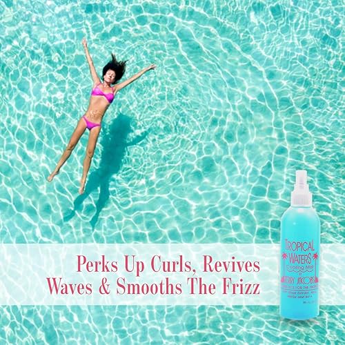 Miniatura 6 de Tropical Waters - Spray de maquillaje de agua de rosas, no irritante, refrescante y niebla facial, 8 onzas de larga duración, hidratante, niebla