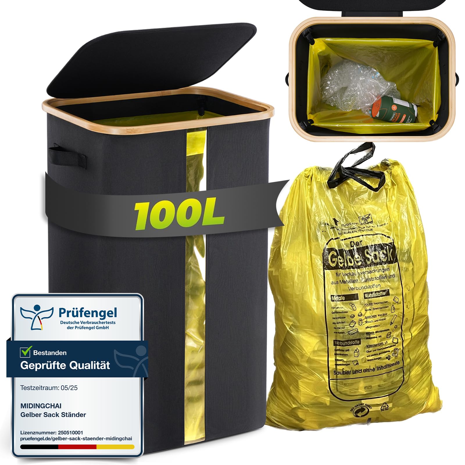 Déchets Sac Jaune Pas Cher Sac Poubelle 100l Sac Poubelle Jaune