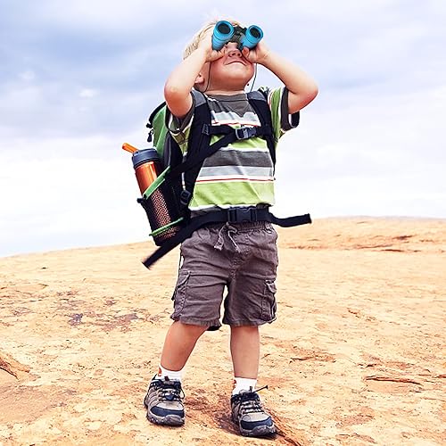 Vista 66 de ESSENSON Prismáticos para niños, juguetes de regalo para niños de 3 a 12 años, telescopio al aire libre para deportes y juegos al aire libre, Azul
