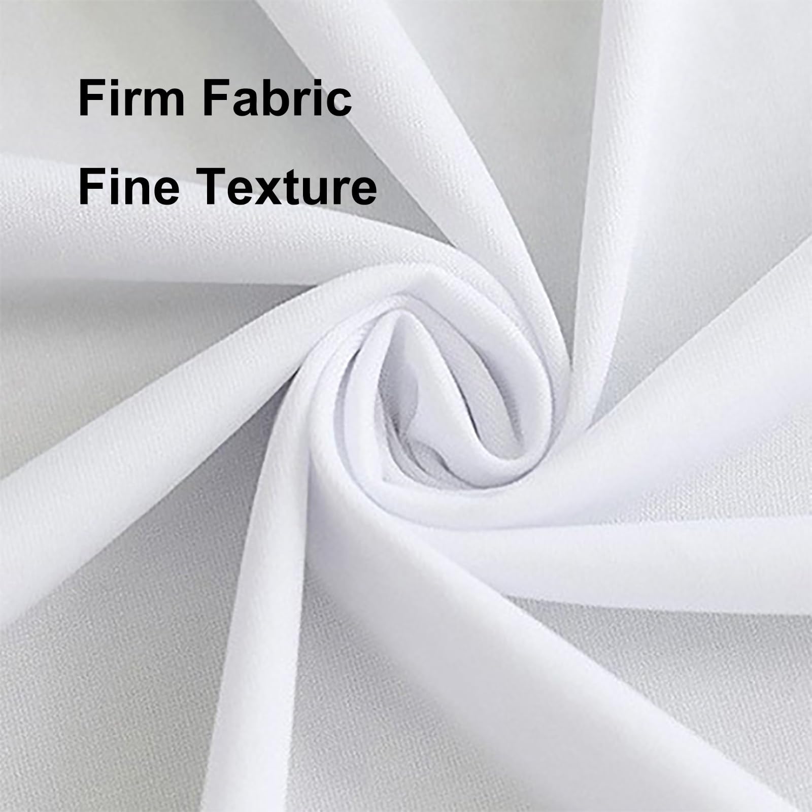 Jupe de Table Polyester, Nappes Extensibles pour Tables Rectangulaires 6ft, avec Élastique, pour Mariage, Fête, Banquet, Événement, Buffet, Réception(Golden yellow,120x60x76cm/47.2x23.6x29.9in)