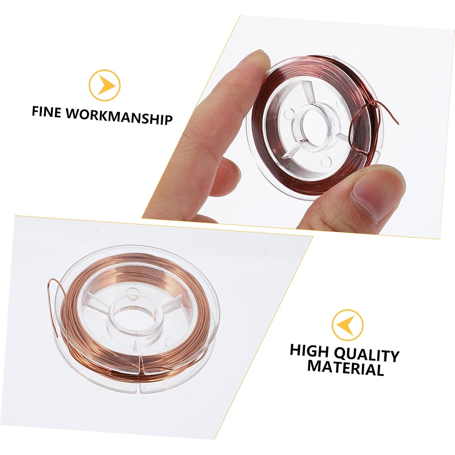 Copper Enameled Magnet Wire 4 Rolls 10m Coil Winding for DIY