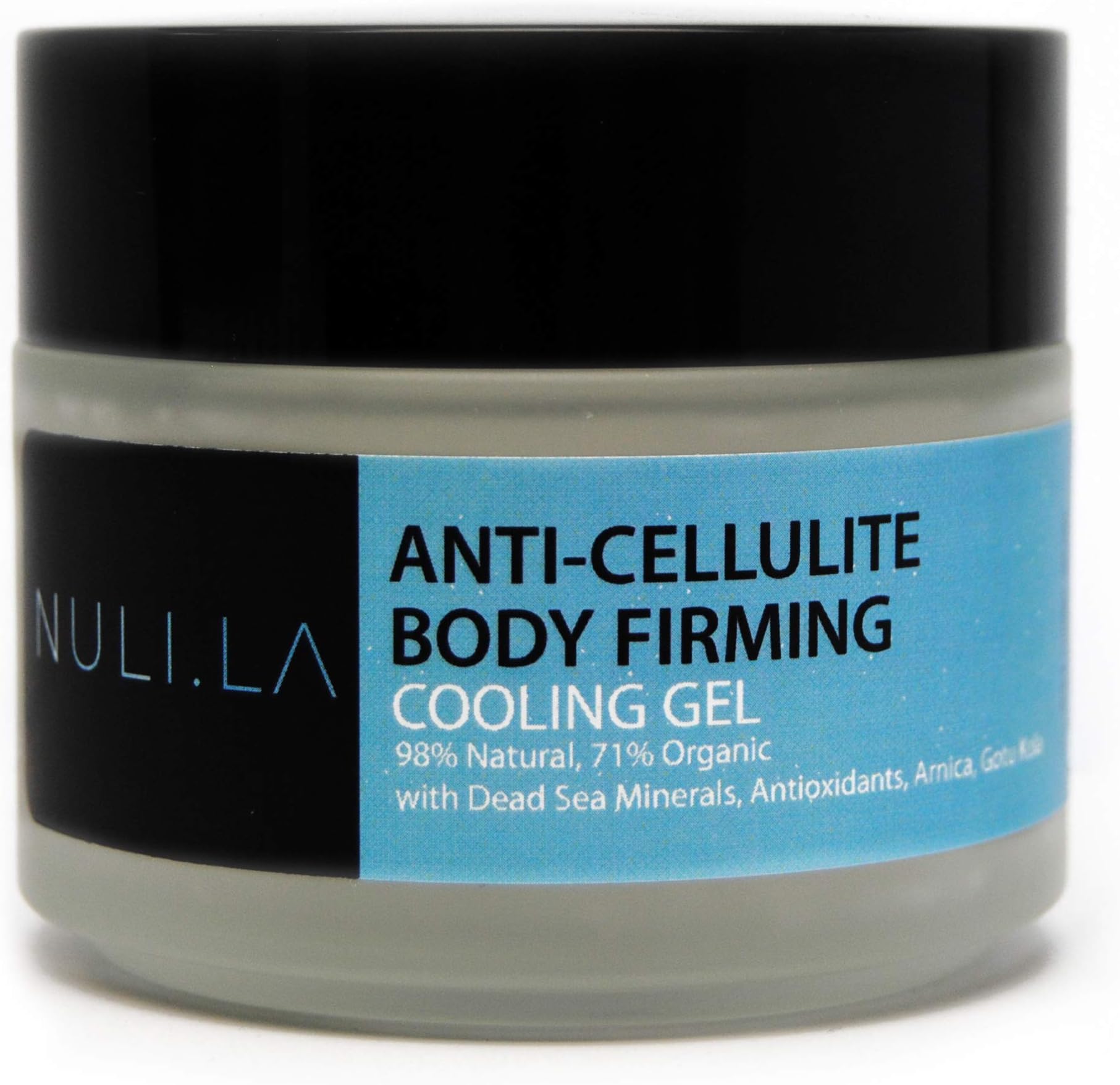 NULI LA Body Firming & Toning Gel, Anti-Cellulite Lotion, Dead Sea Minerals, Antioxidants, Gotu Kola, 98% Natural, 71% Organic, Vegan, Made in USA