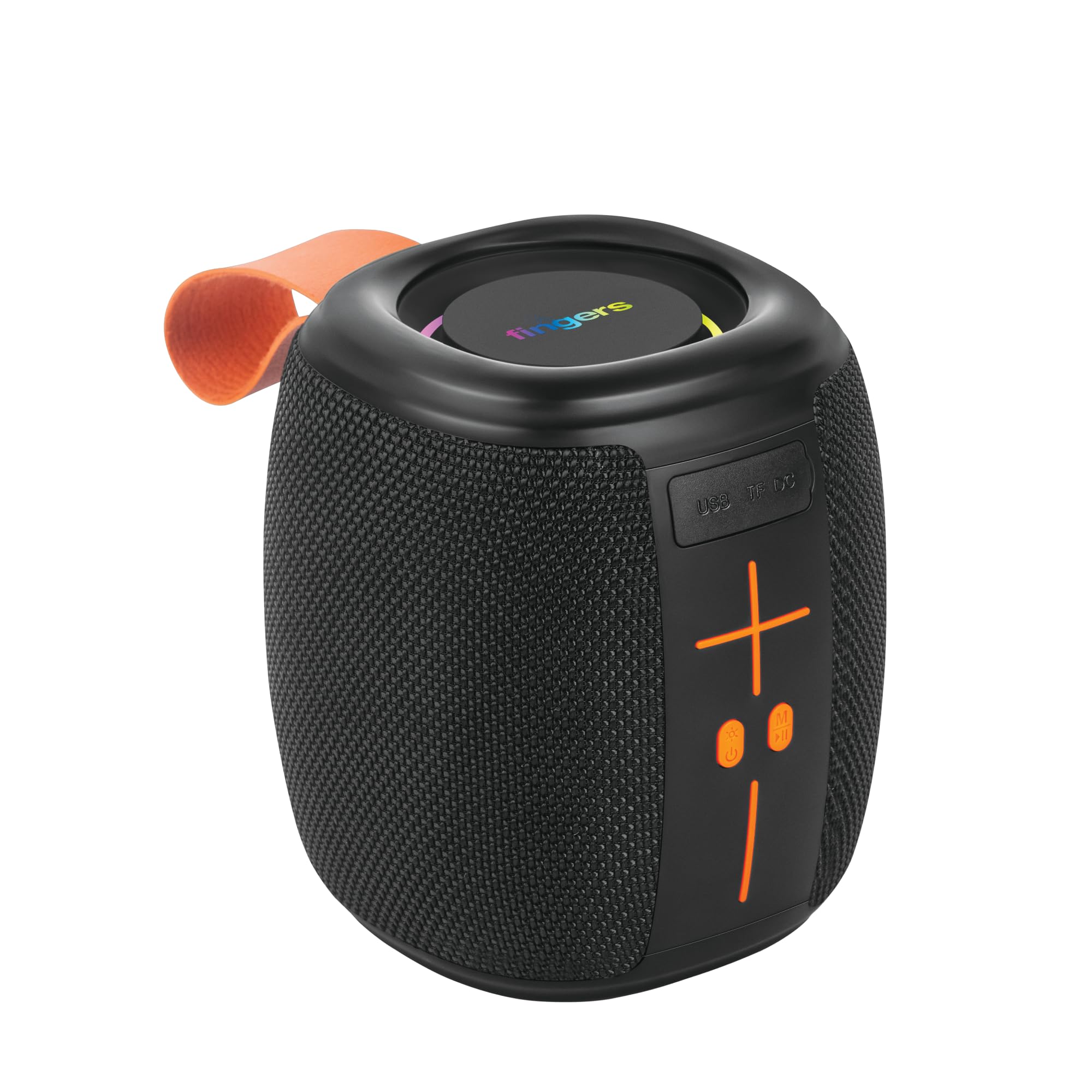 FINGERS SoundNugget-BT6 Bluetooth Portable Speaker (Compact, RGB Lights, 12-hour Playtime, Bluetooth® | FM Radio | MicroSD | USB, Multi-Point Connectivity, Splash Resistant - IPX4 Rating) – Rich Black-image-37