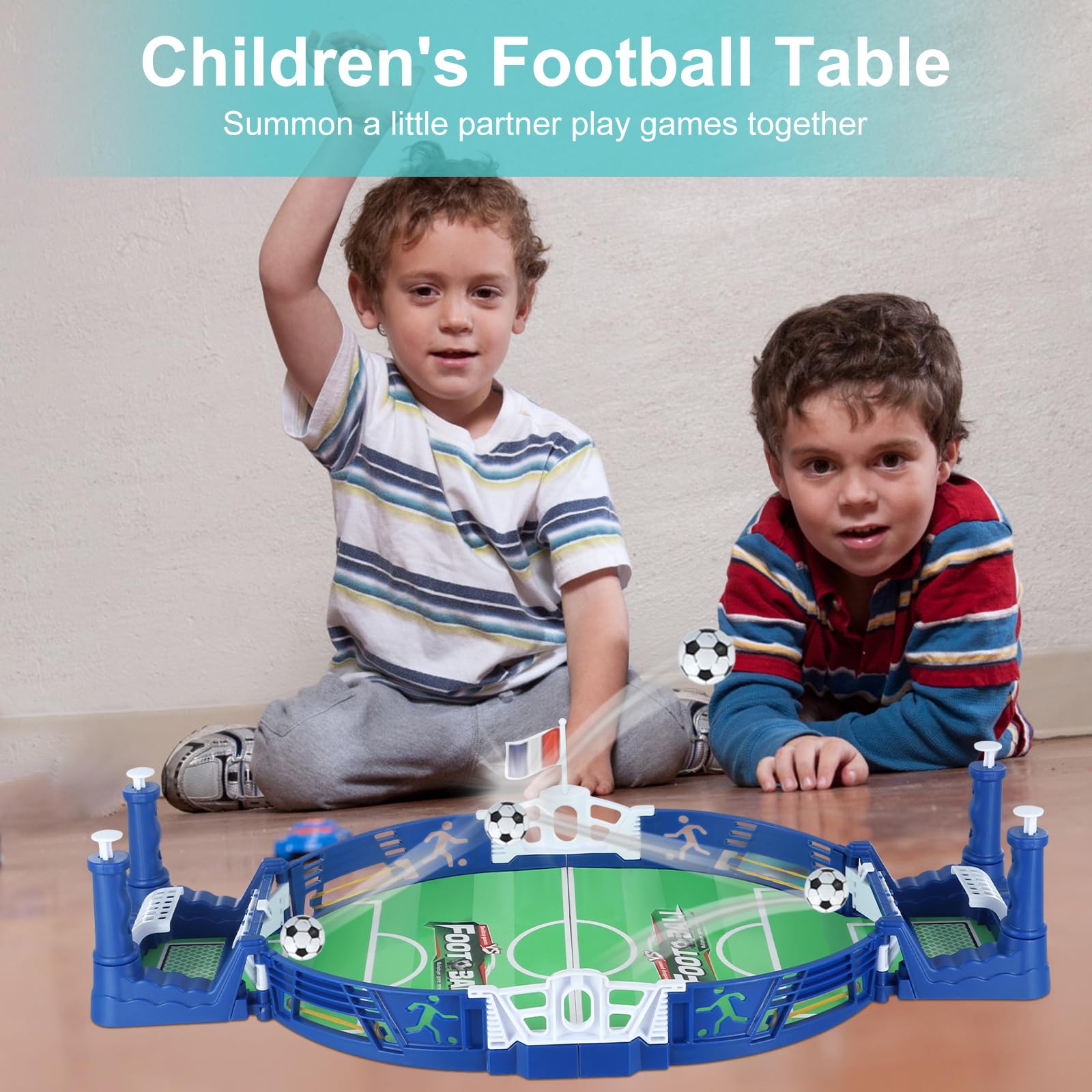 Jeu De Baby-foot De Table CHmiss - Mini Football Interactif Pour Enfants Et Adultes