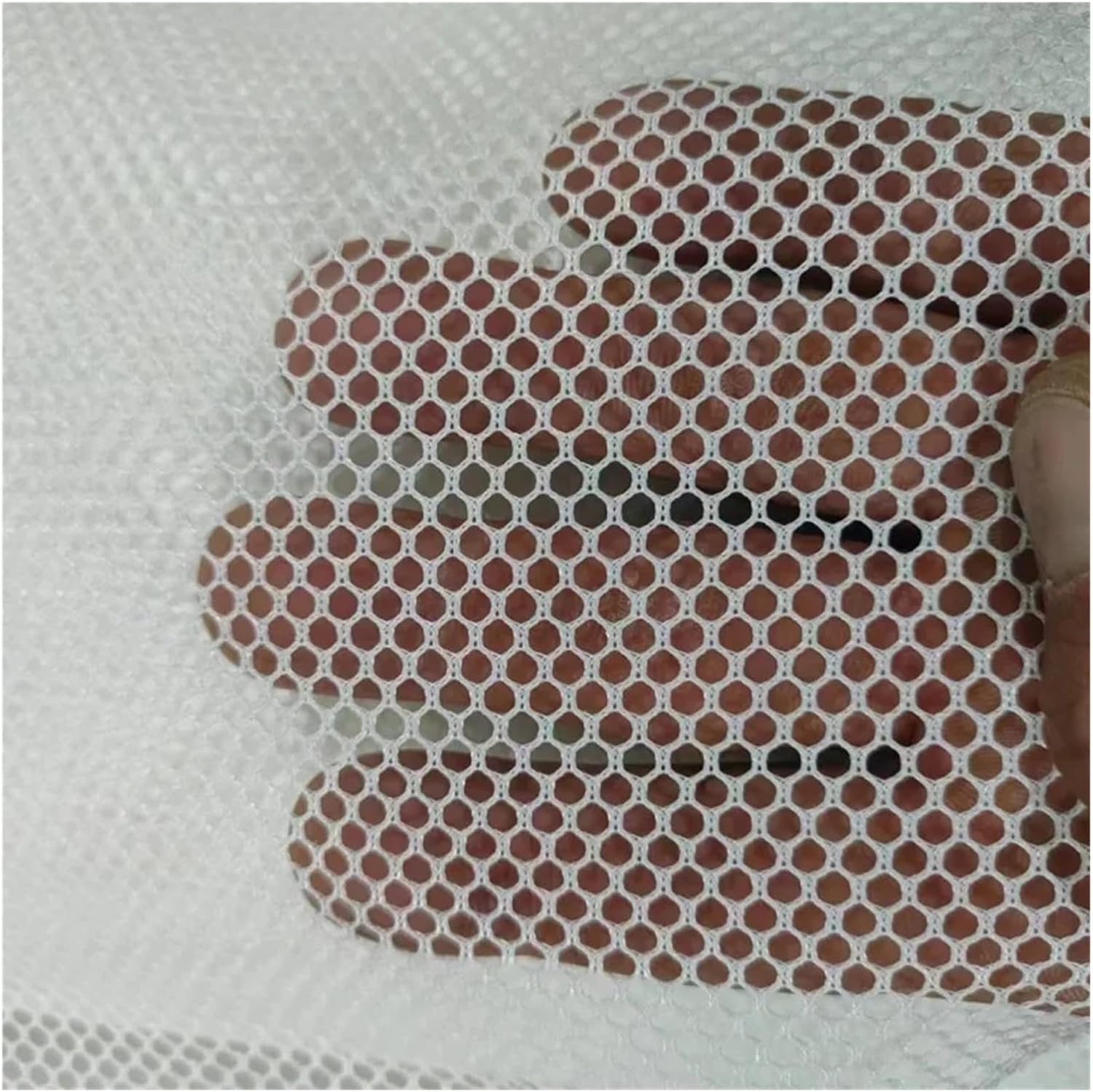 Nylon Mesh Fabric,3mm Hex Hole Mesh Nylon Fishing Net Mesh,Anti Bird Netting -Garden Fruit Crops Protective Fabric Mesh