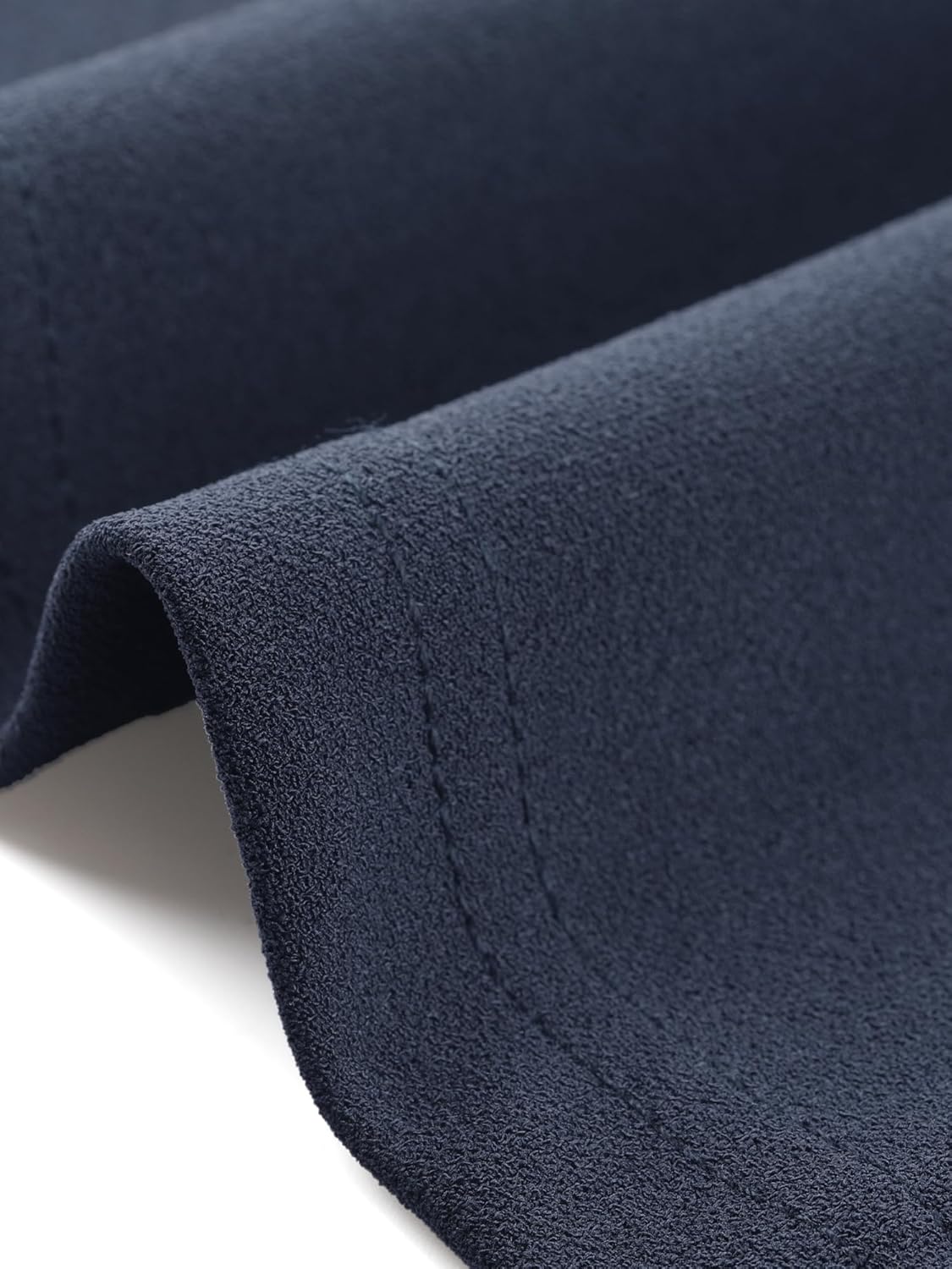 Allegra K Work Dresses for Women 2026 Short Sleeve Crew Neck Wrap Ruched Waist Business Office Bodycon Sheath Midi Dress - Image 5