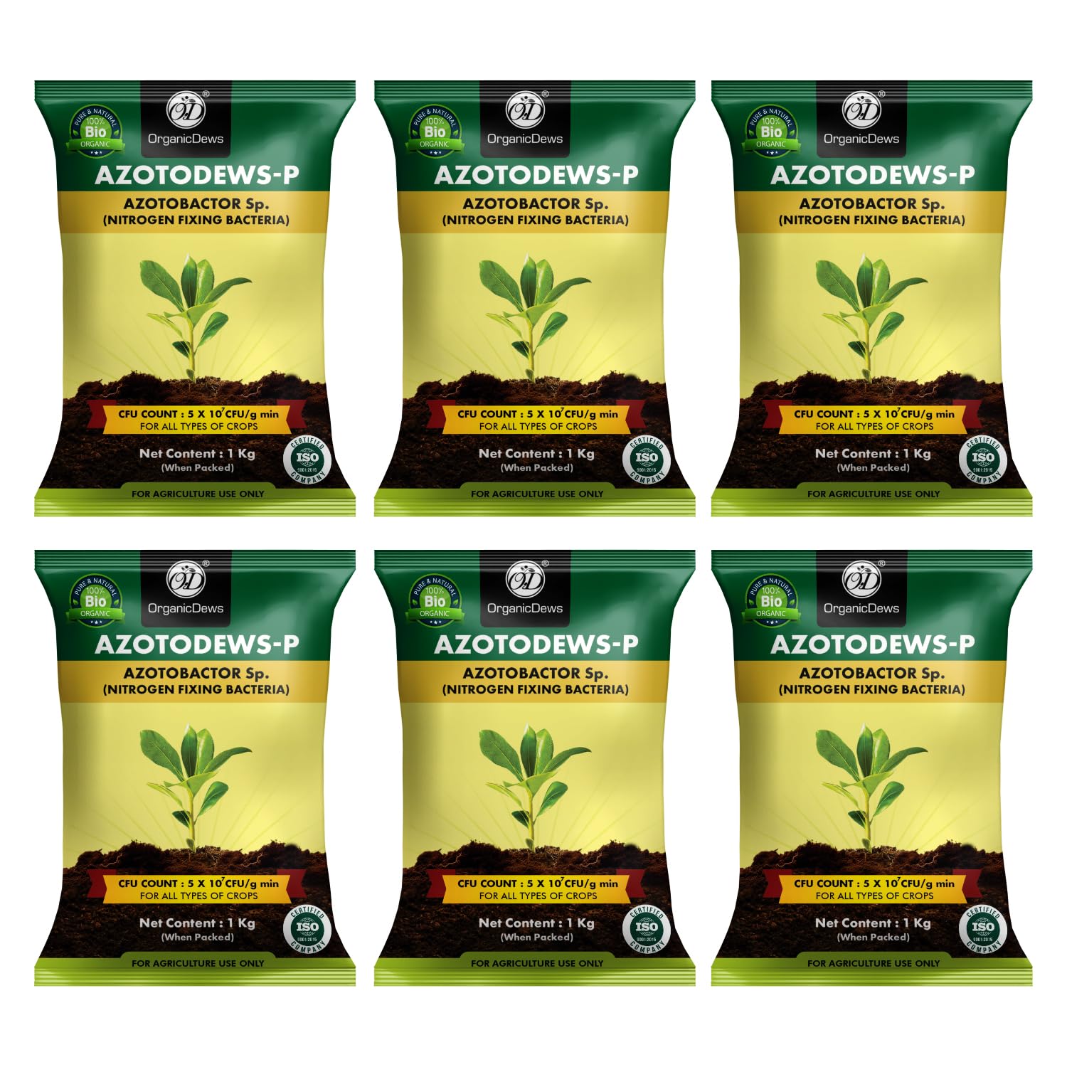 OrganicDews Azotobacter Bio Fertilizer 6 Kg - Nitrogen Fixing Bacteria (5x10^7 CFU/g) for Plants - Soil Fertility, Faster Plant Growth and Increases the Yield 6 Kg (B0CSXCG71C) Amazon Price History, Amazon Price Tracker
