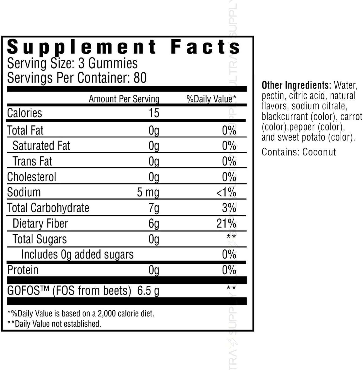 Country_Farms Fiber Care Prebiotic Gummies, (240 Count - Value Pack) 6g of Fiber Per Serving, FOS from Beets, Digestive Health, Supports Regularity, Mixed Fruit Flavor, 80 Servings