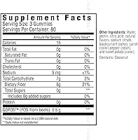 Vista 2 de Country_Farms Fiber Care - Gomitas prebióticas (240 unidades, paquete económico) 0.23 onzas de fibra por porción, FOS de remolacha, salud digestiva