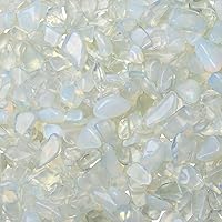 Vista 7 de LAIDANLA 1 libra (450 gramos) de grava de acuario de cristal de 7 chakras, piedras pulidas y talladas en bruto, piedras de cristal irregulares