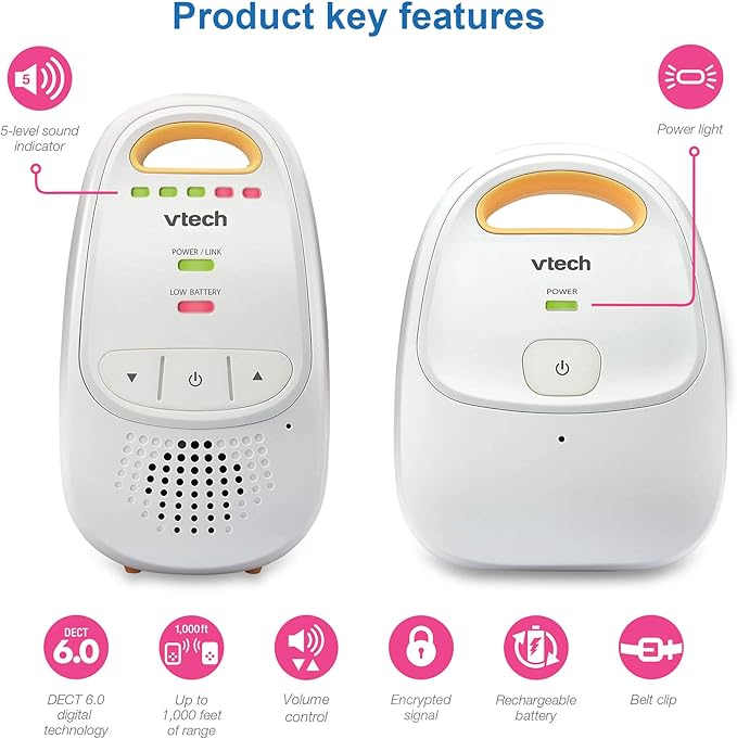 Vtech Dm111 Safe And Sound Digital Audio Baby Monitor Amazon Ca Everything Else